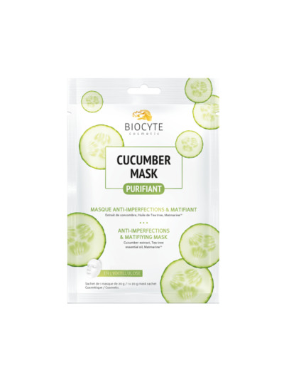 BIOCYTE CUCUMBER MASK MASQUE UNITAIRE
