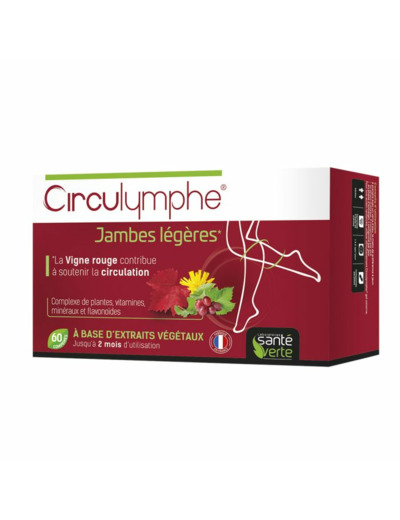 Jambes Legeres 60 Comprimes Circulymphe Sante Verte