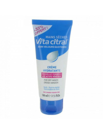 Soin Velours Quotidien Mains Seches 100ml Vita Citral