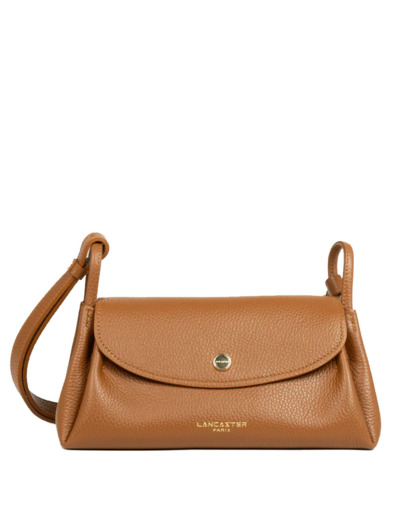 Lancaster Accordéon Double Sac Trotteur 470-88 Camel-In-Orange