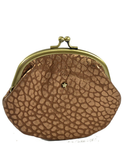 Mila Louise Oro JK Porte Monnaie Camel