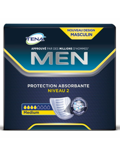 TENA MEN 2 PROTEC  S/20