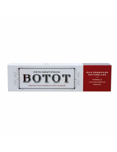 Pate Dentifrice Aux Essences Naturelles Tube 75ml Botot