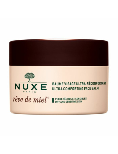 Baume Visage Ultra-reconfortant Peaux Seches Et Sensibles 50ml Reve De Miel Nuxe