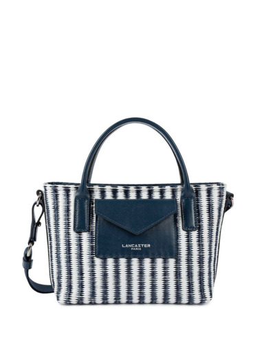 Lancaster KBA Marinière Osier Mini Sac A Main 518-078 Bleu