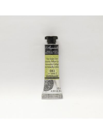 Peinture Aquarelle Extra-Fine Sennelier, 081 Vert Jaune Irisé S2