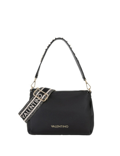 Valentino Dea Re Sac Porté Travers Aux Détails Cloutés Nero