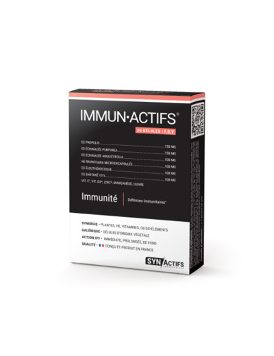 Immunactifs 30 Gelules Immunité Synactifs
