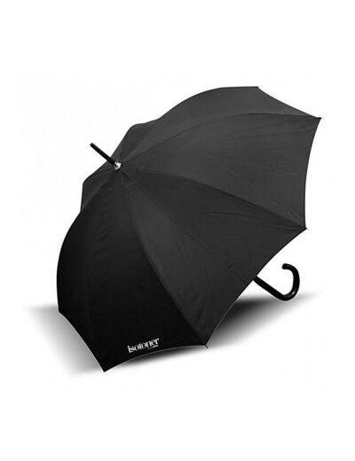 Isotoner Parapluie Canne Noir