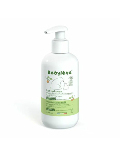 Lait Hydratant Bio 200ml Dès La Naissance Babylena