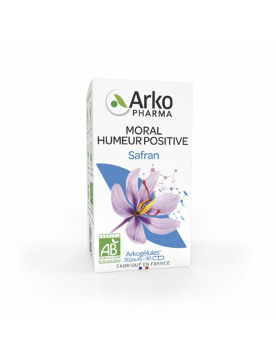 Safran 30 gélules Arkogélules Moral, Humeur Positive Arkopharma