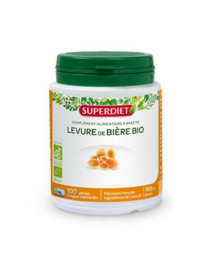 Levure De Biere Bio 100 Gelules Superdiet