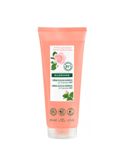 Crème de Douche Nutritive 200ml Lait de Rose Klorane