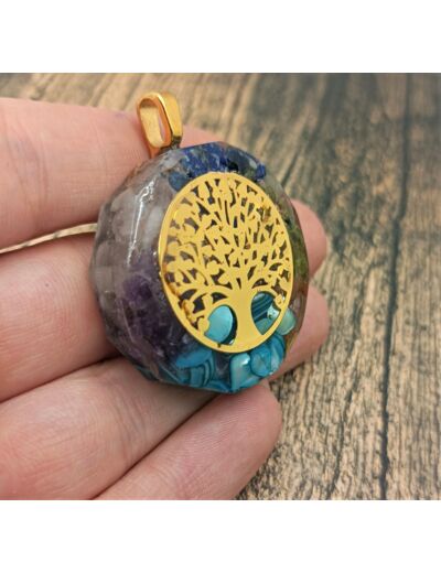 Pendentif Orgonite 8