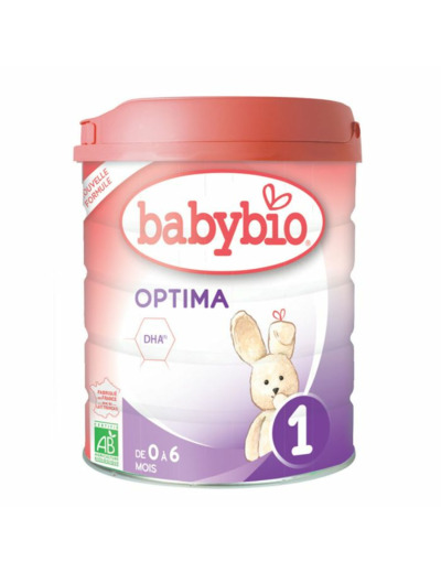 Optima 1 Lait En Poudre Bio De 0 A 6 Mois 800g Babybio