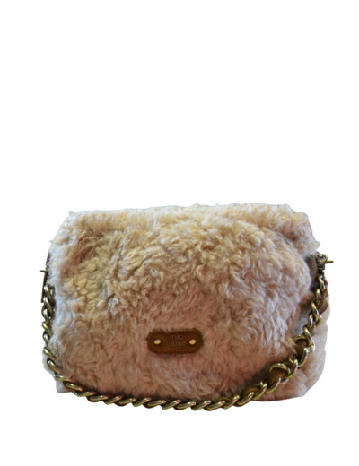 Mila Louise Mama L FR Sac Trotteur En Fausse Fourrure Ocre Dark