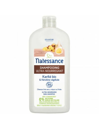 NATESSANCE SHP KARITEampKERATINE 500ML BIO