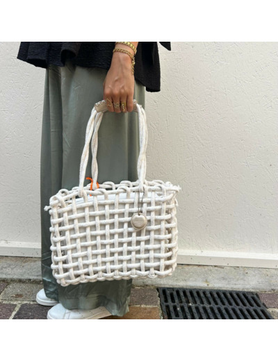 Sac en maille Le Voyage en Panier – Marlyne Maroquinerie