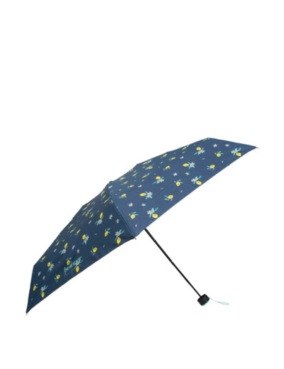Isotoner Parapluie Mini Pliant Manuel Citron Jaune