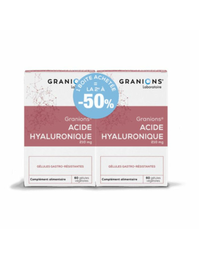 Duo Granions Acide Hyaluronique 2x60 gélules Granions