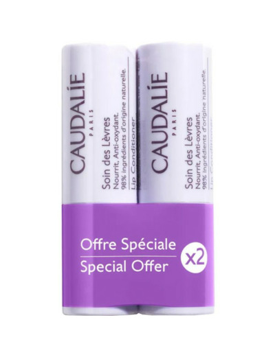 Duo Stick Soin Des Levres Caudalie