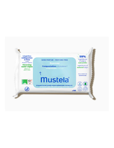 MUSTELA LINGETTES NETT COMPOST S/PARF 60