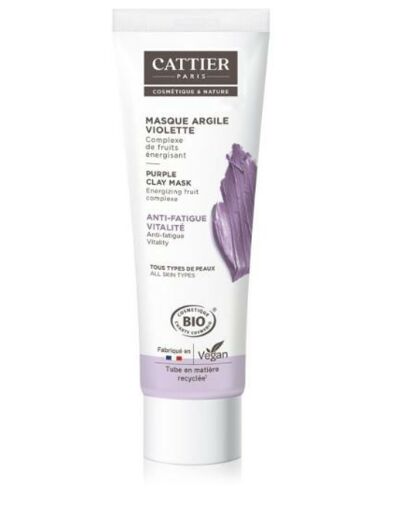 CATTIER MASQ ARGILE VIOLETTE 100ML