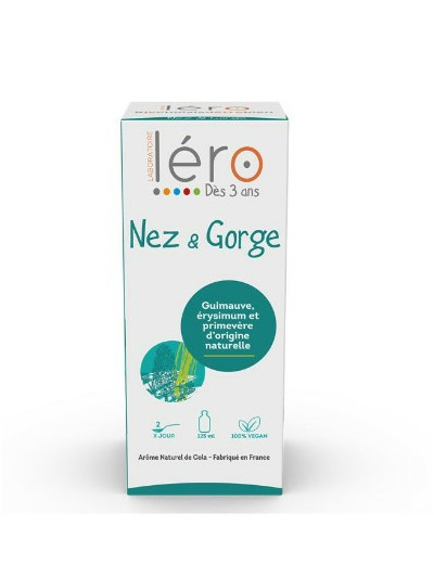 Sirop Nez Gorge Gout Cola 125ml Lero