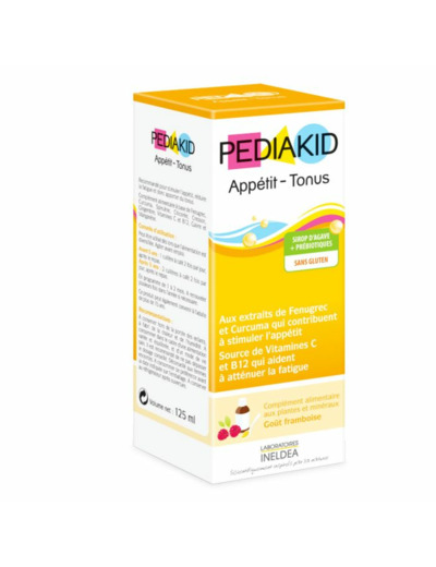 Appetit-tonus Sirop Gout Framboise 125 ml Pediakid
