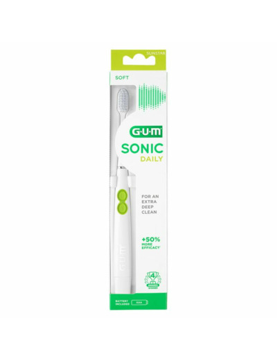 Brosse A Dents Blanche Sonic Daily Gum