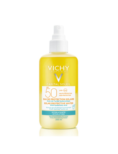 Eau De Protection Solaire Hydratante Spf50 200ml Capital Soleil Vichy