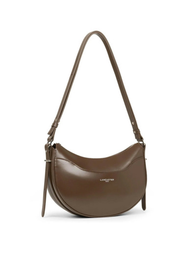 Lancaster Suave Ace Sac Demi Lune 433-28 Marron