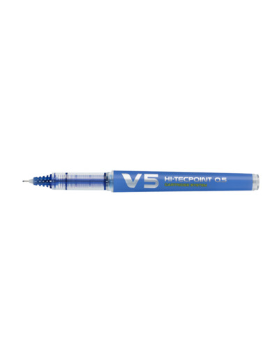 Roller Pilot Hi-tecpoint V5 Rechargeable - Bleu