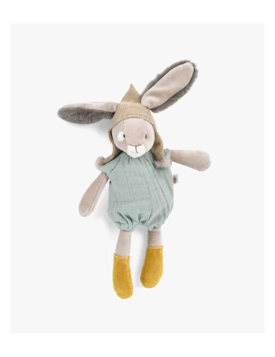 Petit lapin sauge peluche