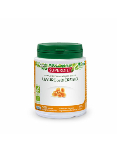 Levure De Biere Bio 100 Gelules Superdiet