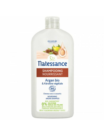 NATESSANCE SHAMP ARGAN BIO FL500ML