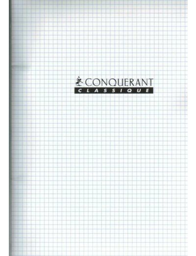 Cahier 21x29.7 - 96 pages - 5x5 - Polypro incolore