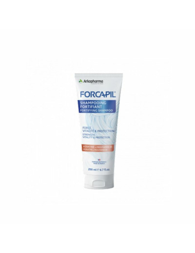 Shampooing fortifiant kératine 200ml Forcapil Arkopharma