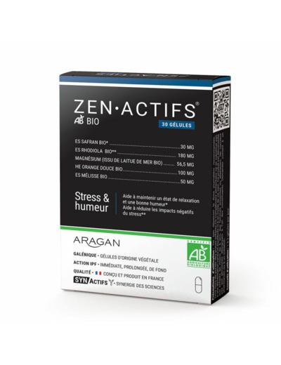 ZenActifs Bio 30 gélules Synactifs