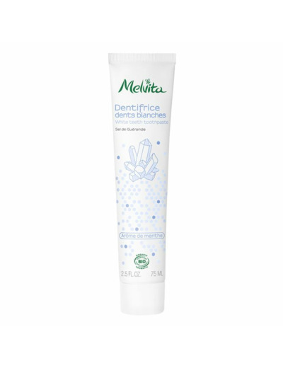 Dentifrice dents blanches 75ml Melvita
