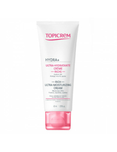 Creme Ultra Hydratante Visage Riche 40ml Hydra+ Topicrem