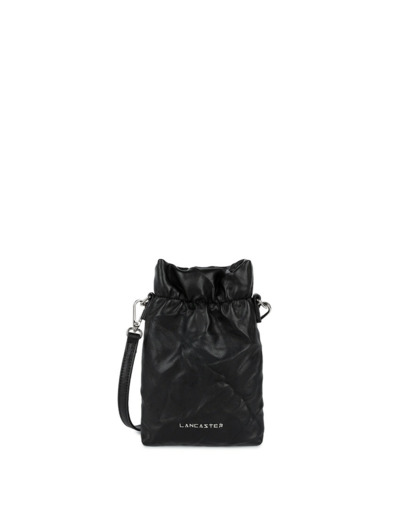 Lancaster Froissé Pochette Smartphone 518-026 Noir