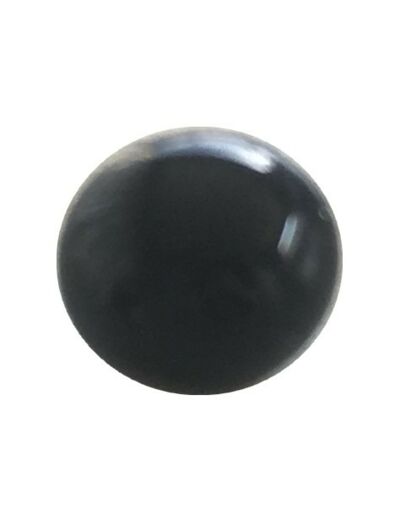 Bouton boule noir 8 mm