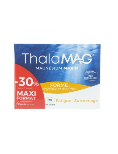 Thalamag Soutien au Système Immunitaire Magnésium Marin 2X60 Gélules