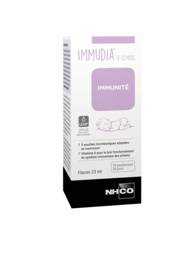 Immudia 0-12 mois 23ml Optimage Nhco Nutrition