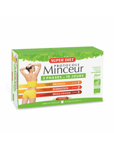 Protocole Minceur 30 Ampoules Superdiet