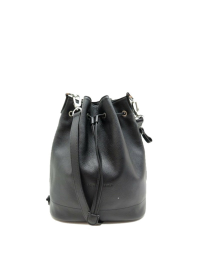 Longchamp Le Foulonné Sac Seau M Noir