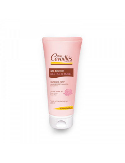 Gel Douche Nourrissant Nectar De Rose 200ml Surgras Actif Rogé Cavaillès
