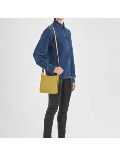 Longchamp Le Foulonné Sac Porté Travers Zippée S Mimosa