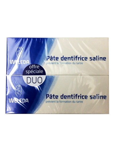 WELEDA PATE DENT SALINE 75MLX2